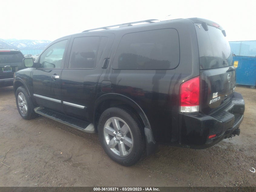 2012 Nissan Armada Platinum VIN: 5N1BA0NE6CN606285 Lot: 36135371