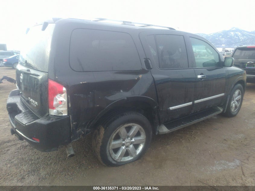 2012 Nissan Armada Platinum VIN: 5N1BA0NE6CN606285 Lot: 36135371