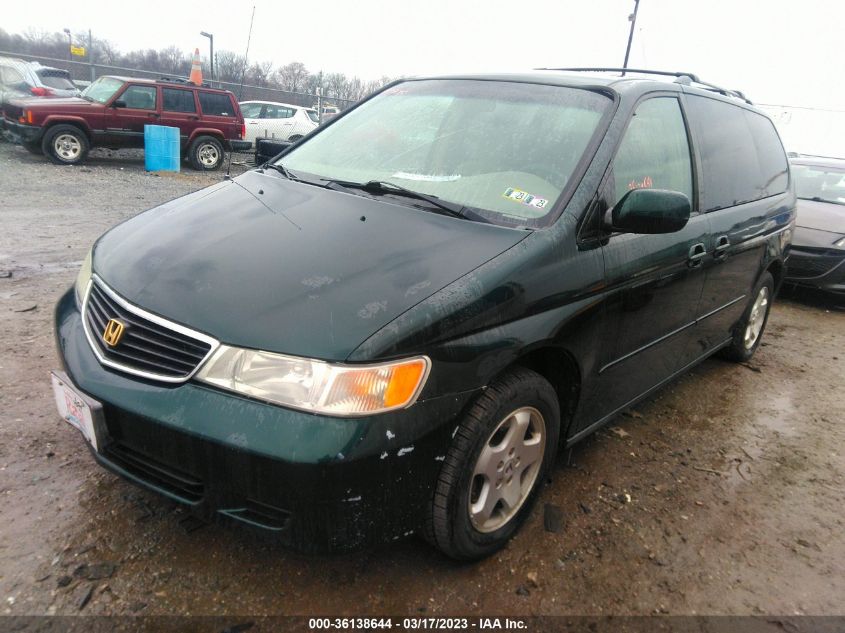 2001 Honda Odyssey Ex VIN: 2HKRL18661H571381 Lot: 40875316