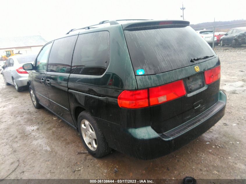 2001 Honda Odyssey Ex VIN: 2HKRL18661H571381 Lot: 40875316