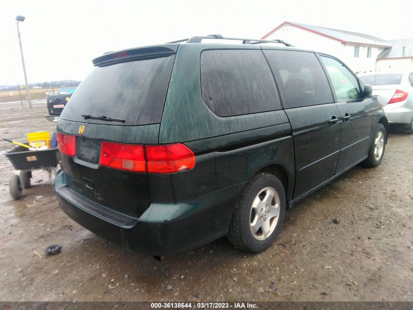 2001 Honda Odyssey Ex VIN: 2HKRL18661H571381 Lot: 40875316