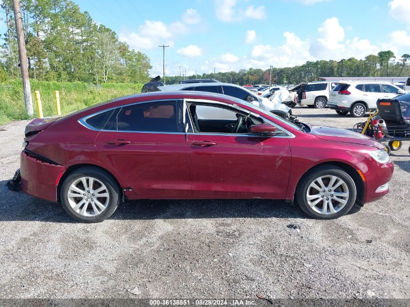 2016 Chrysler 200 Limited VIN: 1C3CCCAB6GN142361 Lot: 36138851