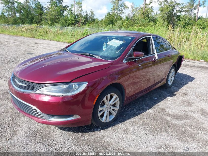 2016 Chrysler 200 Limited VIN: 1C3CCCAB6GN142361 Lot: 36138851