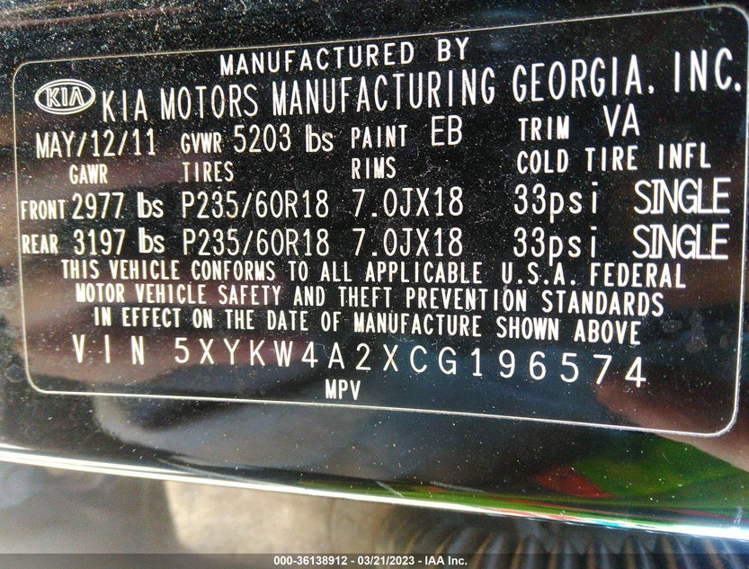 5XYKW4A2XCG196574