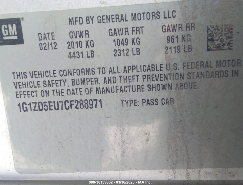 1G1ZD5EU7CF288971