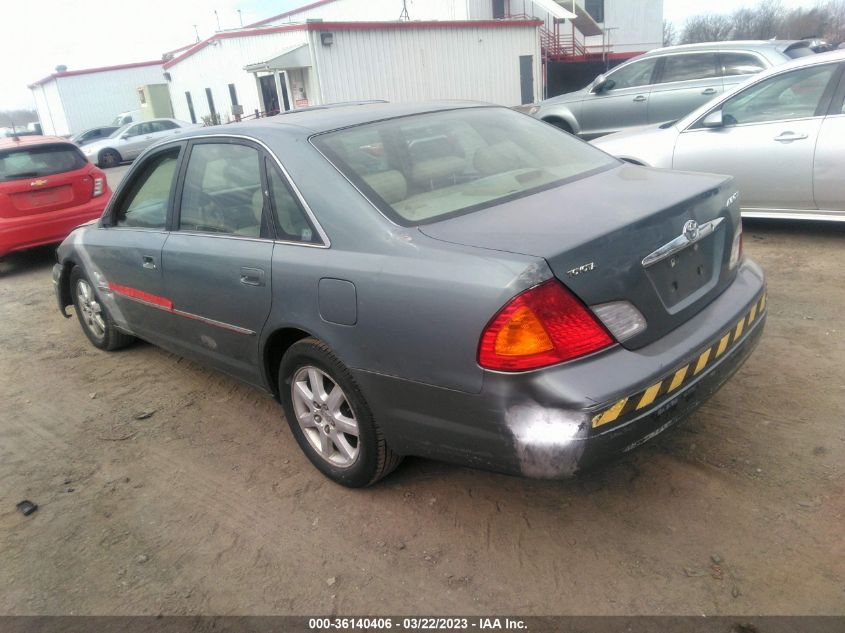 2001 Toyota Avalon Xls W/Bucket Seats VIN: 4T1BF28B21U179754 Lot: 36140406