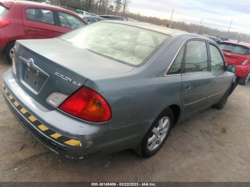 2001 Toyota Avalon Xls W/Bucket Seats VIN: 4T1BF28B21U179754 Lot: 36140406