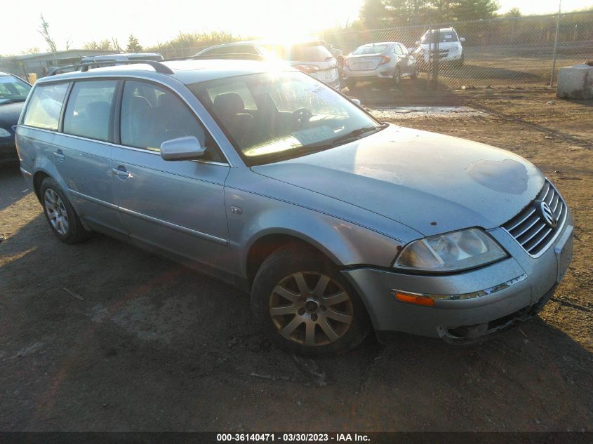 2001 Volkswagen Passat Gls VIN: WVWVD63B11E242293 Lot: 36140471