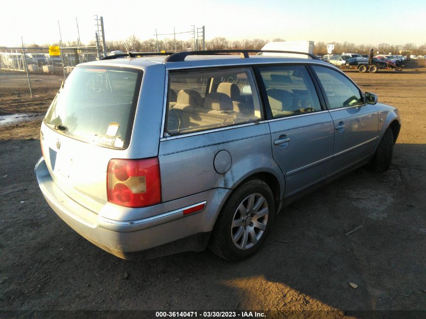 2001 Volkswagen Passat Gls VIN: WVWVD63B11E242293 Lot: 36140471