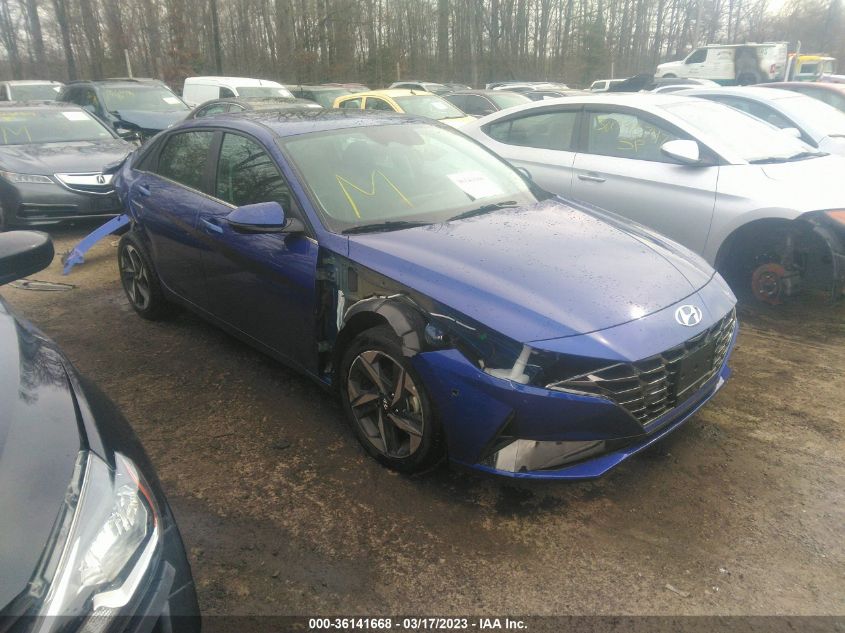 2022 Hyundai Elantra Limited VIN: 5NPLP4AG6NH078207 Lot: 36141668