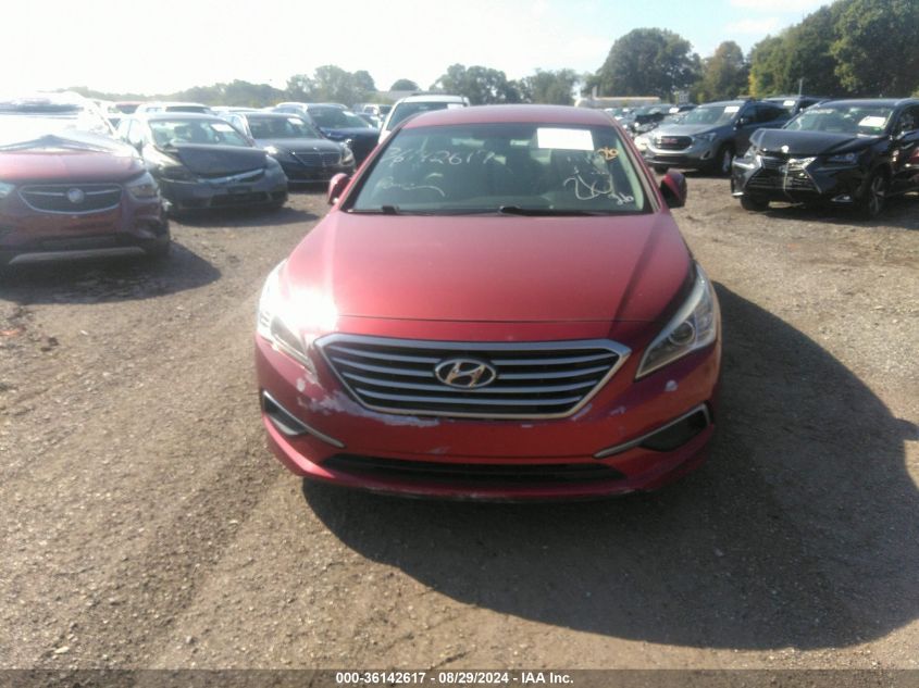 2016 Hyundai Sonata Se VIN: 5NPE24AF8GH288762 Lot: 36142617