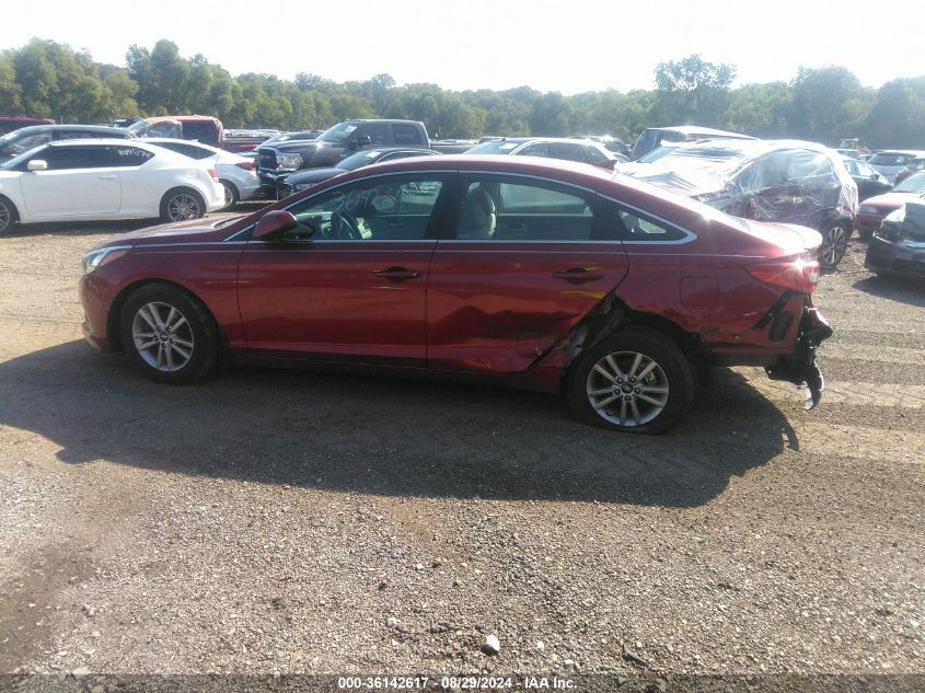 2016 Hyundai Sonata Se VIN: 5NPE24AF8GH288762 Lot: 36142617