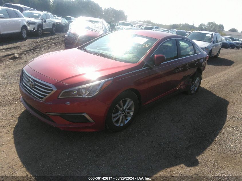 2016 Hyundai Sonata Se VIN: 5NPE24AF8GH288762 Lot: 36142617