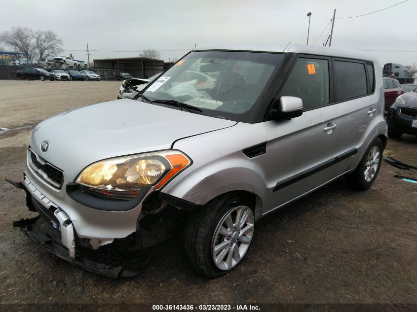 2013 Kia Soul + VIN: KNDJT2A68D7766629 Lot: 36143436