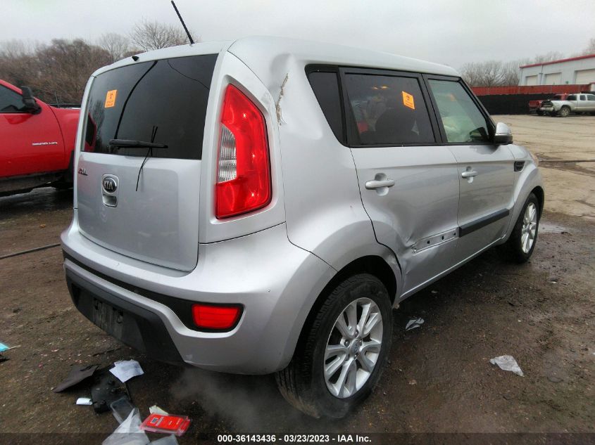 2013 Kia Soul + VIN: KNDJT2A68D7766629 Lot: 36143436