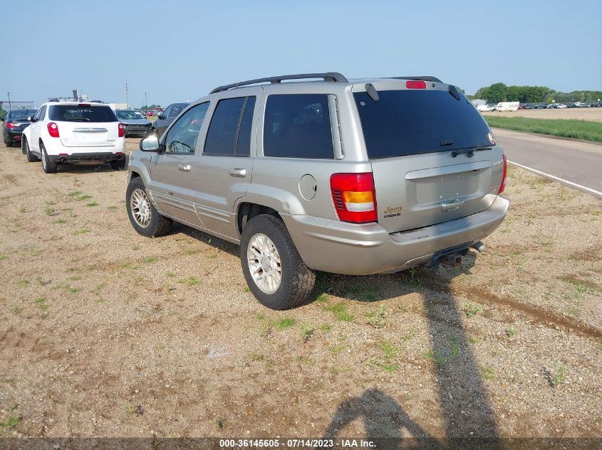 2004 Jeep Grand Cherokee Limited VIN: 1J4GW58N64C149571 Lot: 36145605