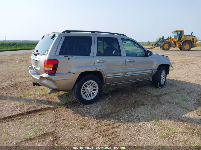 2004 Jeep Grand Cherokee Limited VIN: 1J4GW58N64C149571 Lot: 36145605