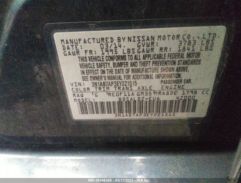 3N1AB7AP3EY221515
