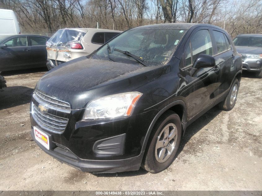 2015 Chevrolet Trax 1Ls VIN: KL7CJPSB4FB072301 Lot: 36149438