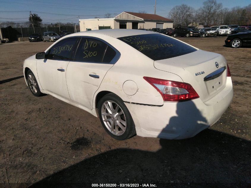 2009 Nissan Maxima 3.5 S VIN: 1N4AA51E19C854294 Lot: 36150200