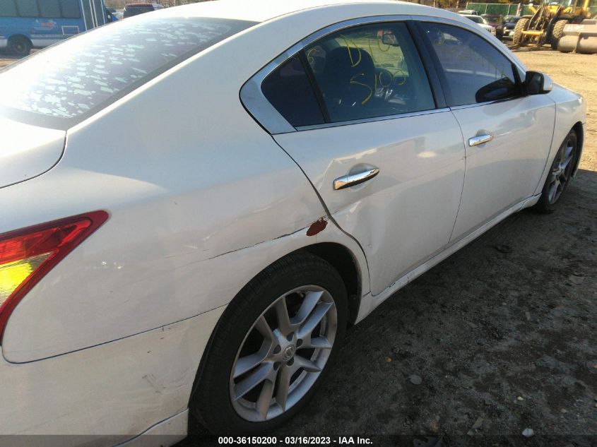 2009 Nissan Maxima 3.5 S VIN: 1N4AA51E19C854294 Lot: 36150200