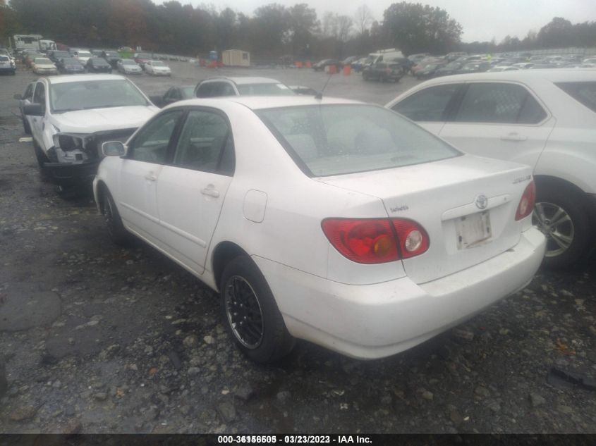 2003 Toyota Corolla Ce/S/Le VIN: 1NXBR32E13Z045188 Lot: 36156505