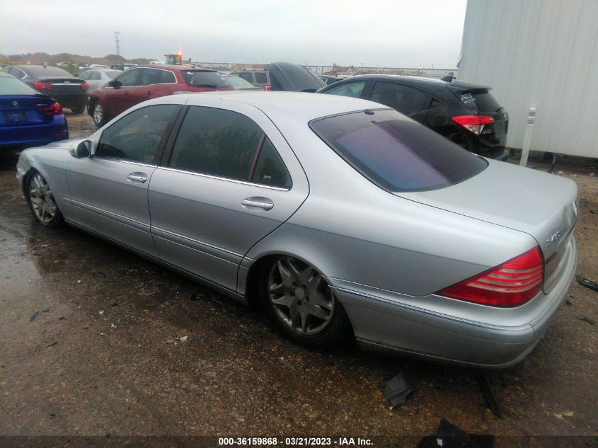 2003 Mercedes-Benz S-Class 4.3L VIN: WDBNG70J03A381090 Lot: 36159868