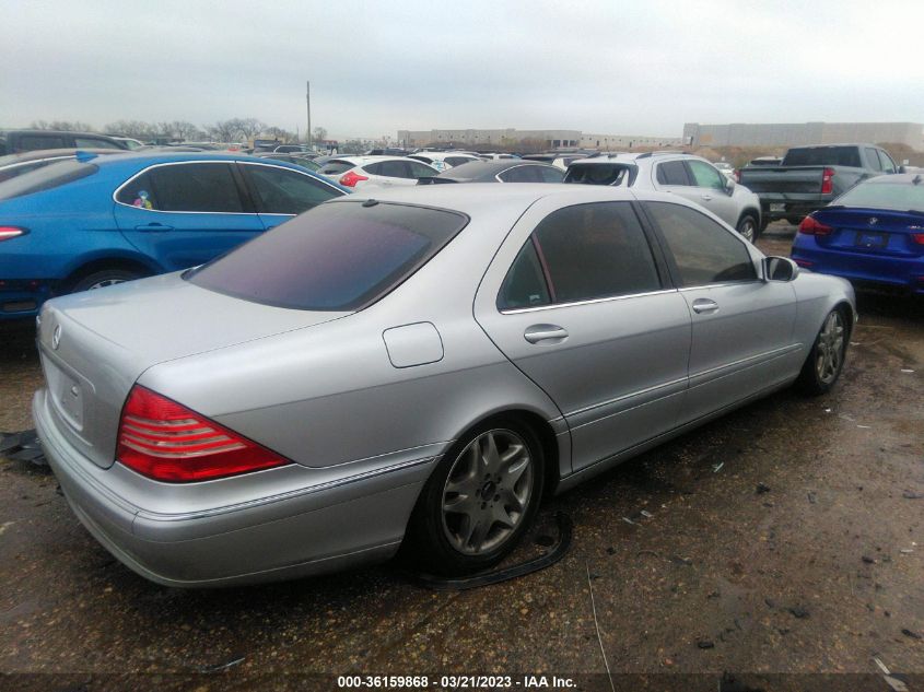 2003 Mercedes-Benz S-Class 4.3L VIN: WDBNG70J03A381090 Lot: 36159868