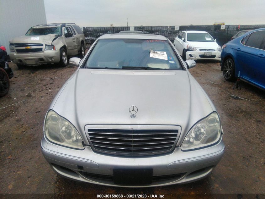 2003 Mercedes-Benz S-Class 4.3L VIN: WDBNG70J03A381090 Lot: 36159868