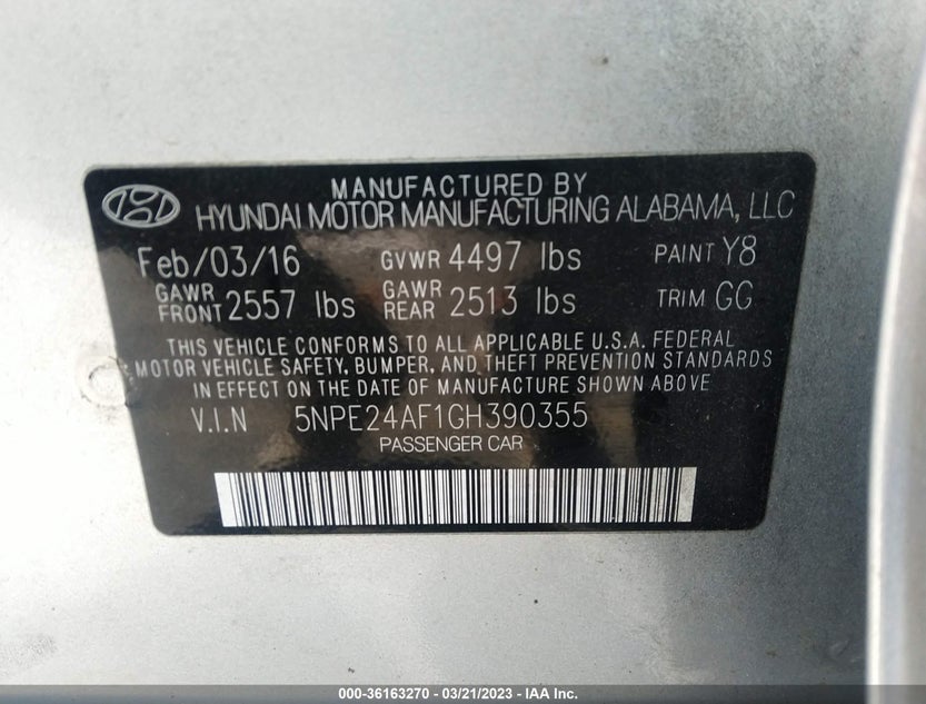 5NPE24AF1GH390355