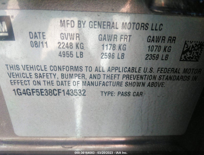 1G4GF5E38CF143532