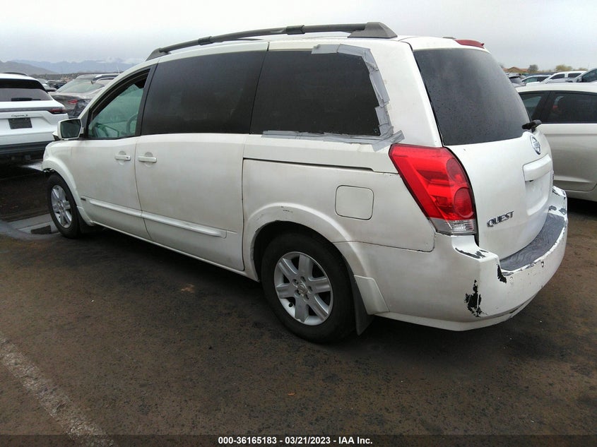 2006 Nissan Quest 3.5 Sl VIN: 5N1BV28U36N116930 Lot: 36165183