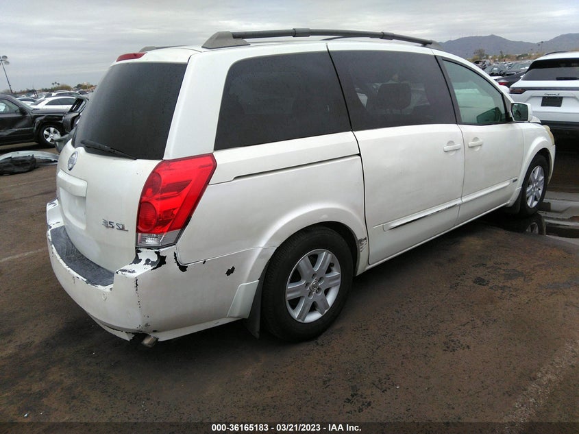 2006 Nissan Quest 3.5 Sl VIN: 5N1BV28U36N116930 Lot: 36165183