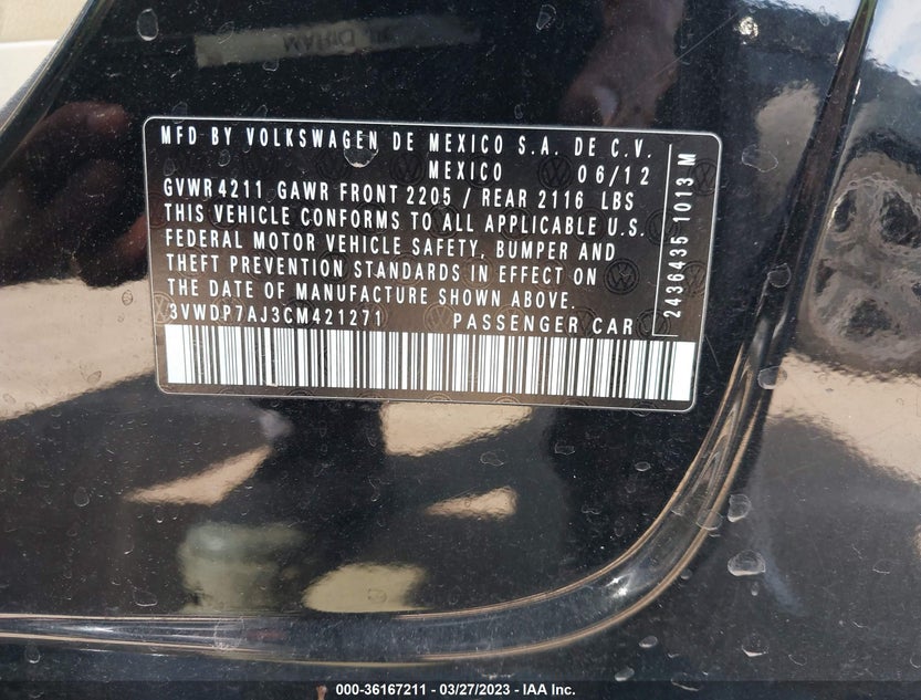 3VWDP7AJ3CM421271