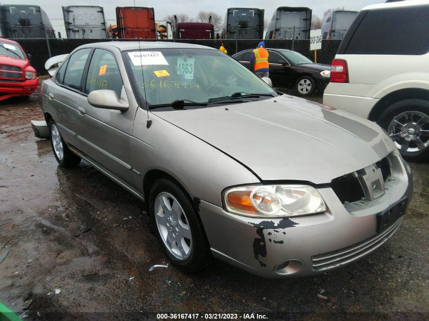 2006 Nissan Sentra 1.8S VIN: 3N1CB51D26L467957 Lot: 36167417