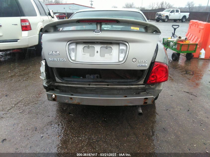 3N1CB51D26L467957 2006 Nissan Sentra 1.8S