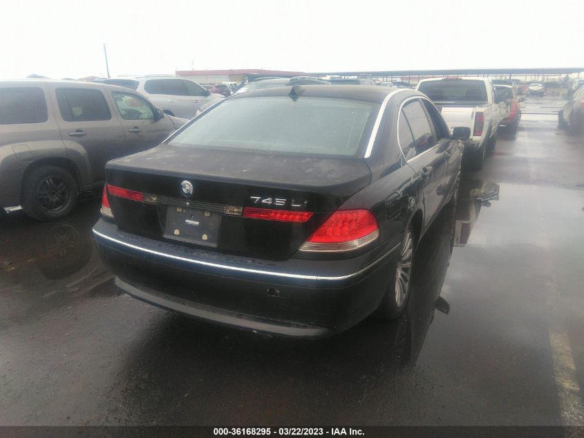 2004 BMW 745Li VIN: WBAGN63494DS49992 Lot: 36168295