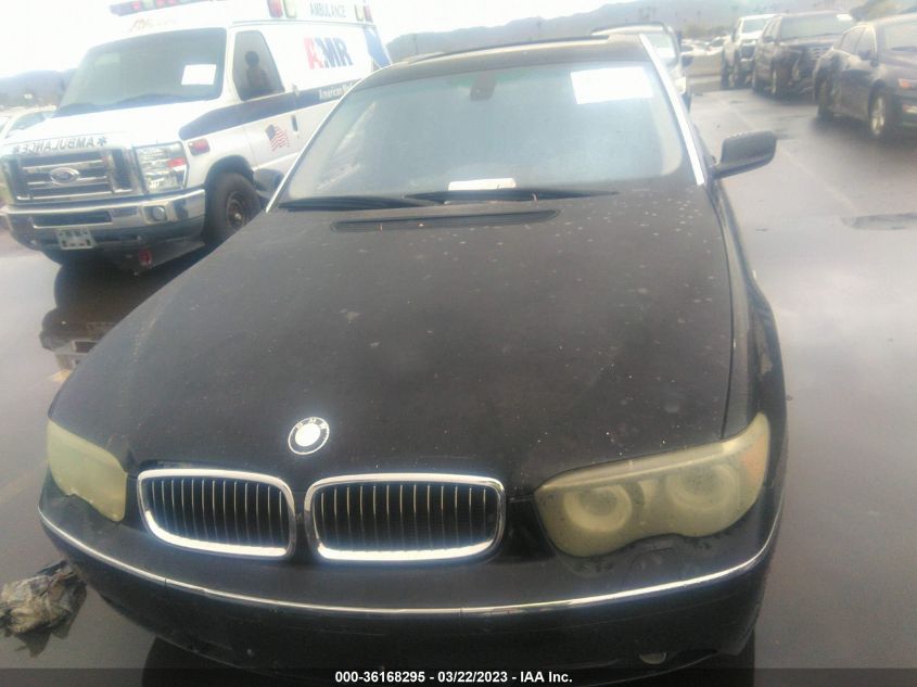 2004 BMW 745Li VIN: WBAGN63494DS49992 Lot: 36168295