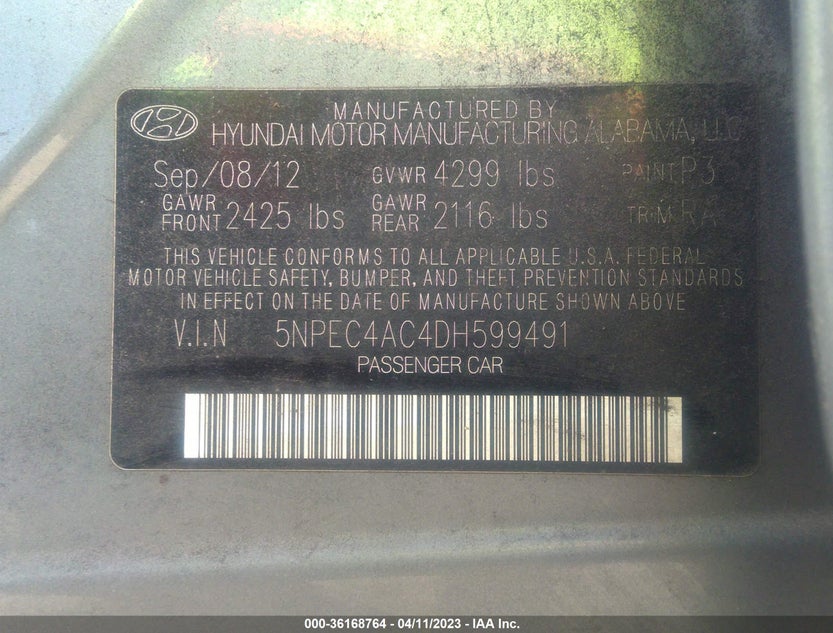 5NPEC4AC4DH599491