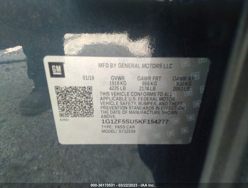 1G1ZF5SU5KF154277