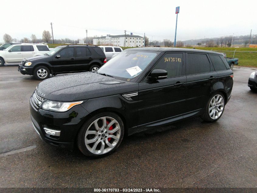 2016 Land Rover Range Rover Sport 5.0L V8 Supercharged/5.0L V8 Supercharged Dynamic VIN: SALWR2EF1GA555514 Lot: 36170783