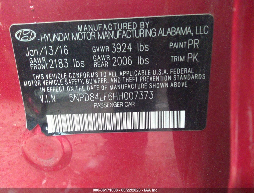 5NPD84LF6HH007373
