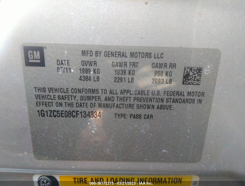 1G1ZC5E08CF134334