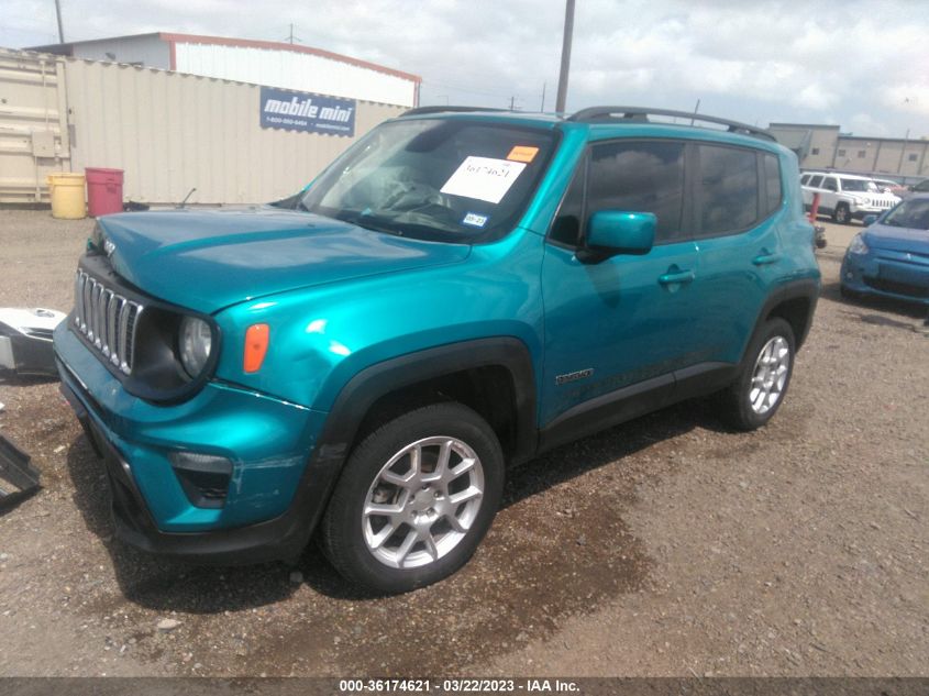 2020 Jeep Renegade Latitude VIN: ZACNJBBB4LPL34332 Lot: 36174621