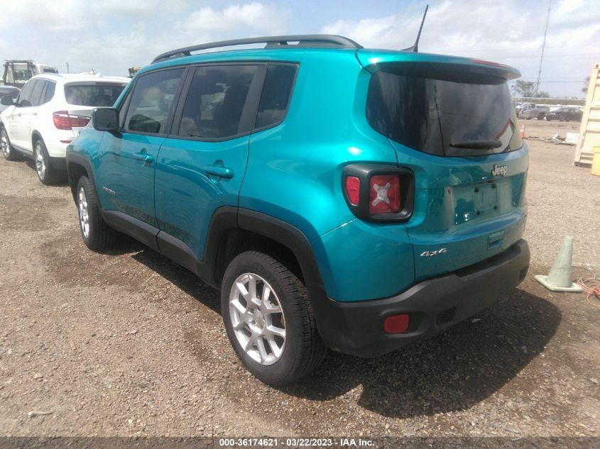 2020 Jeep Renegade Latitude VIN: ZACNJBBB4LPL34332 Lot: 36174621