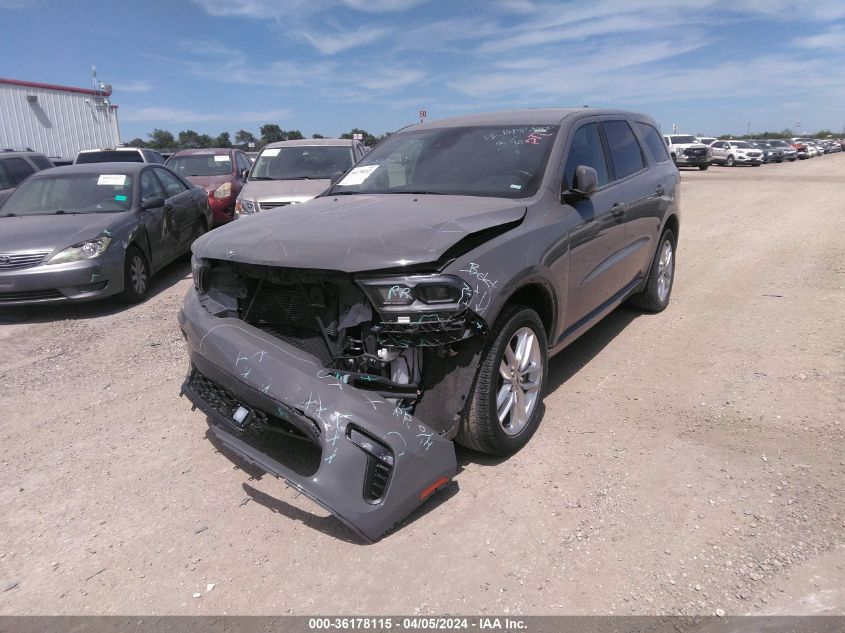 2022 Dodge Durango Gt Plus Awd VIN: 1C4RDJDG2NC104438 Lot: 36178115