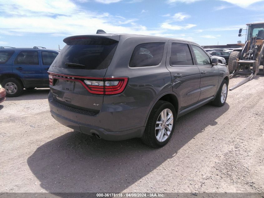 2022 Dodge Durango Gt Plus Awd VIN: 1C4RDJDG2NC104438 Lot: 36178115