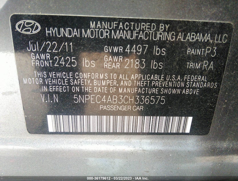 5NPEC4AB3CH336575