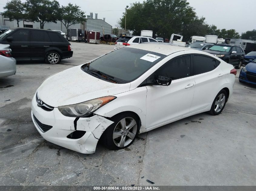 2013 Hyundai Elantra Gls VIN: 5NPDH4AE9DH372750 Lot: 36180634