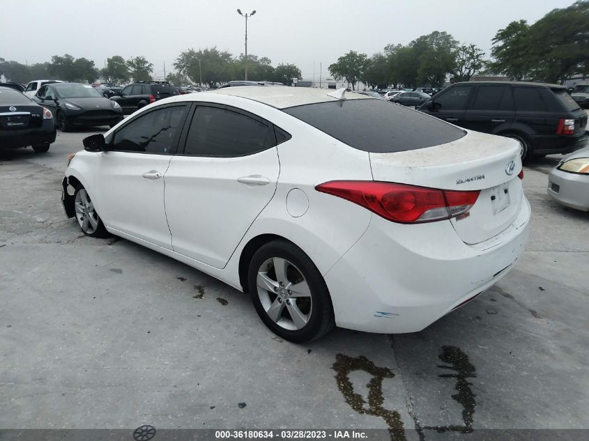 2013 Hyundai Elantra Gls VIN: 5NPDH4AE9DH372750 Lot: 36180634